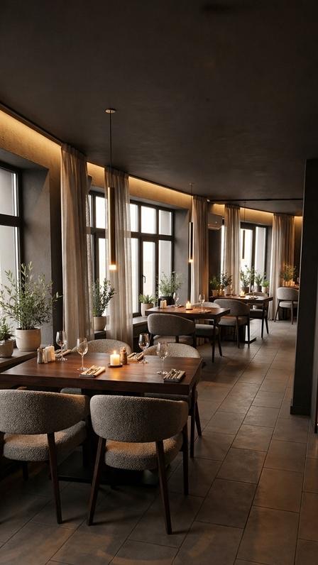 Ресторан «Парк» — камерная реновация — 06 window dining room
