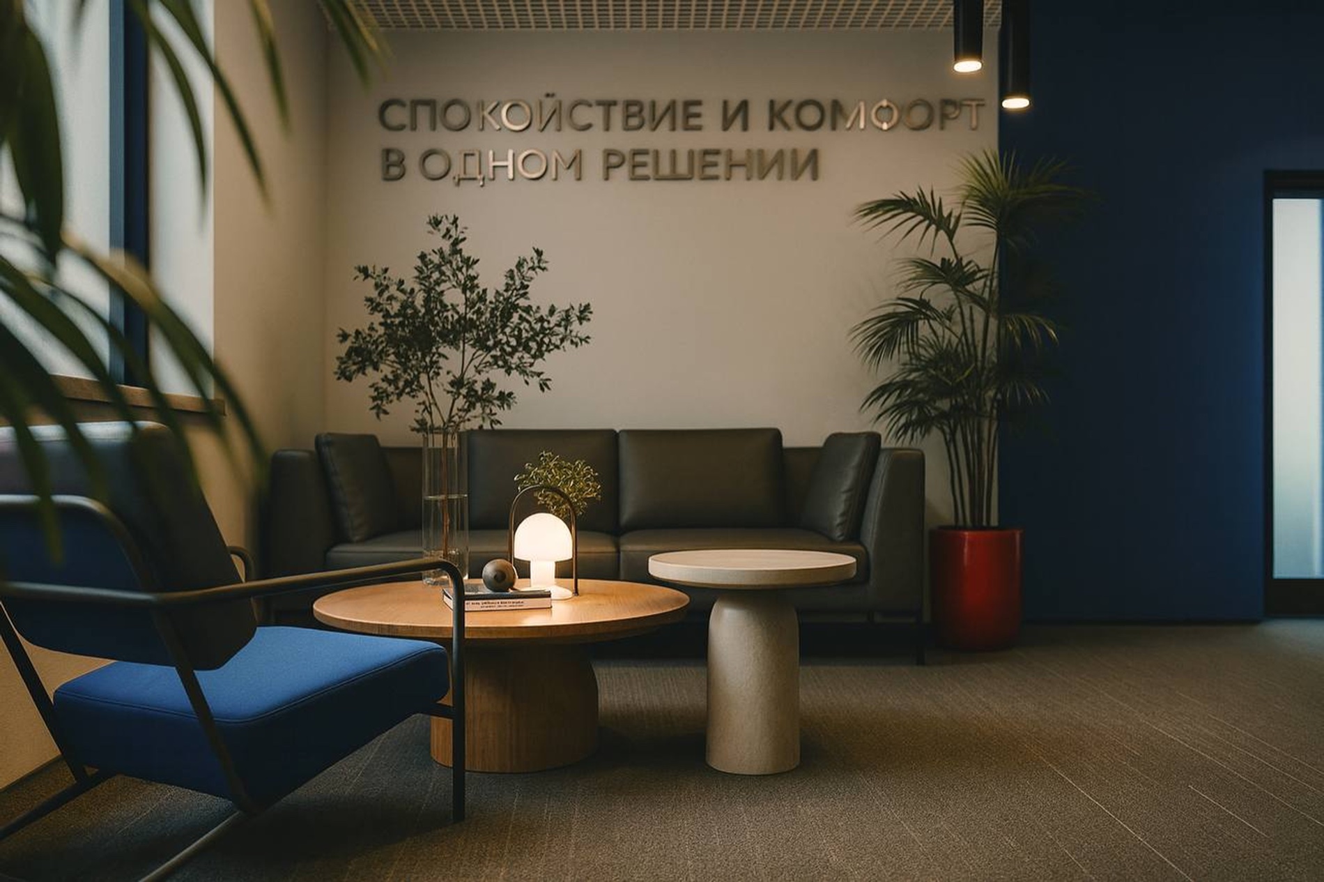 Корпоративный офис — витрина технологий — 03 lounge area