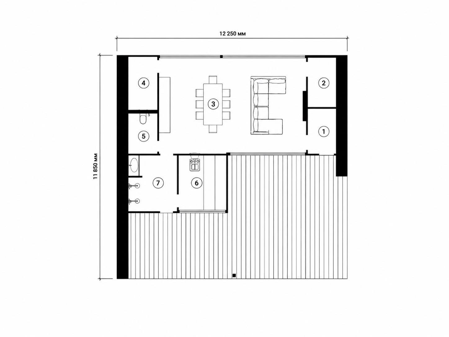Арендный банный комплекс для компаний — 03 floor plan