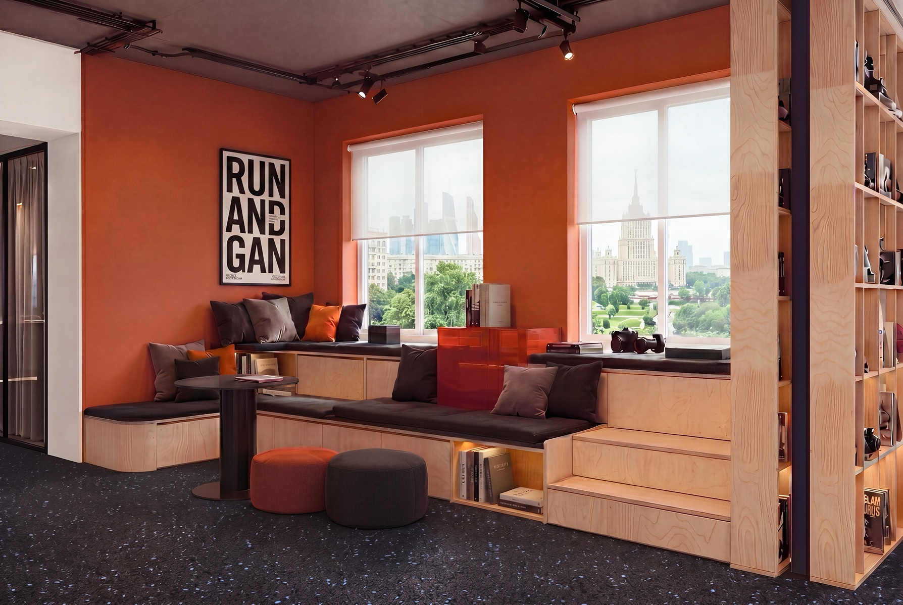 Штаб-квартира продакшн-студии — 04 lounge area
